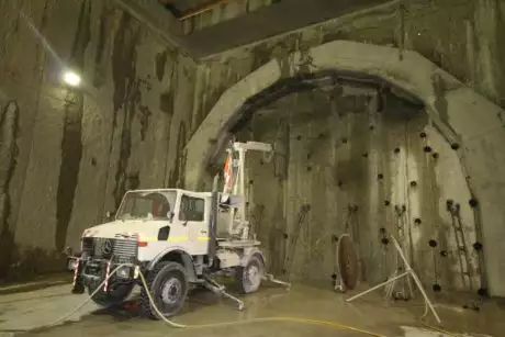 Tunnel de Champel chantier CEVA Genève 