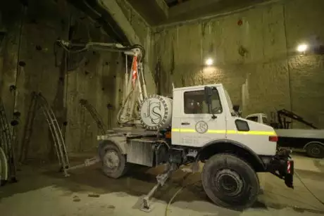 Tunnel de Champel Chantier CEVA Genève