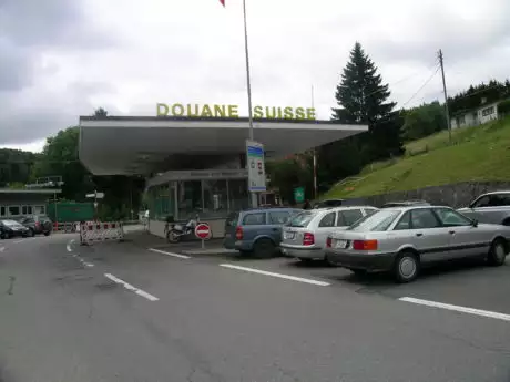 Chantier à la douane de Vallorbe