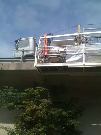 Chantier au pont de la Paudèze