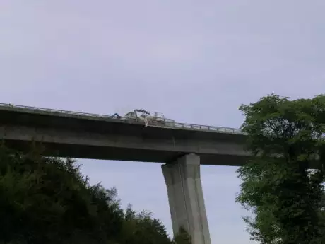 Chantier du Viaduc de Poncin (France)